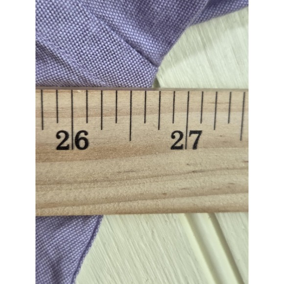 Tommy Hilfiger Shirt Mens XL Purple Button Down Long Sleeve Pocket Cotton Casual - Picture 7 of 8